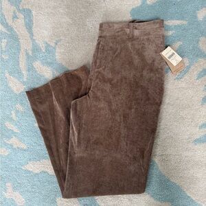NWT Coldwater Creek Whisper Corduroy Trousers in Brown